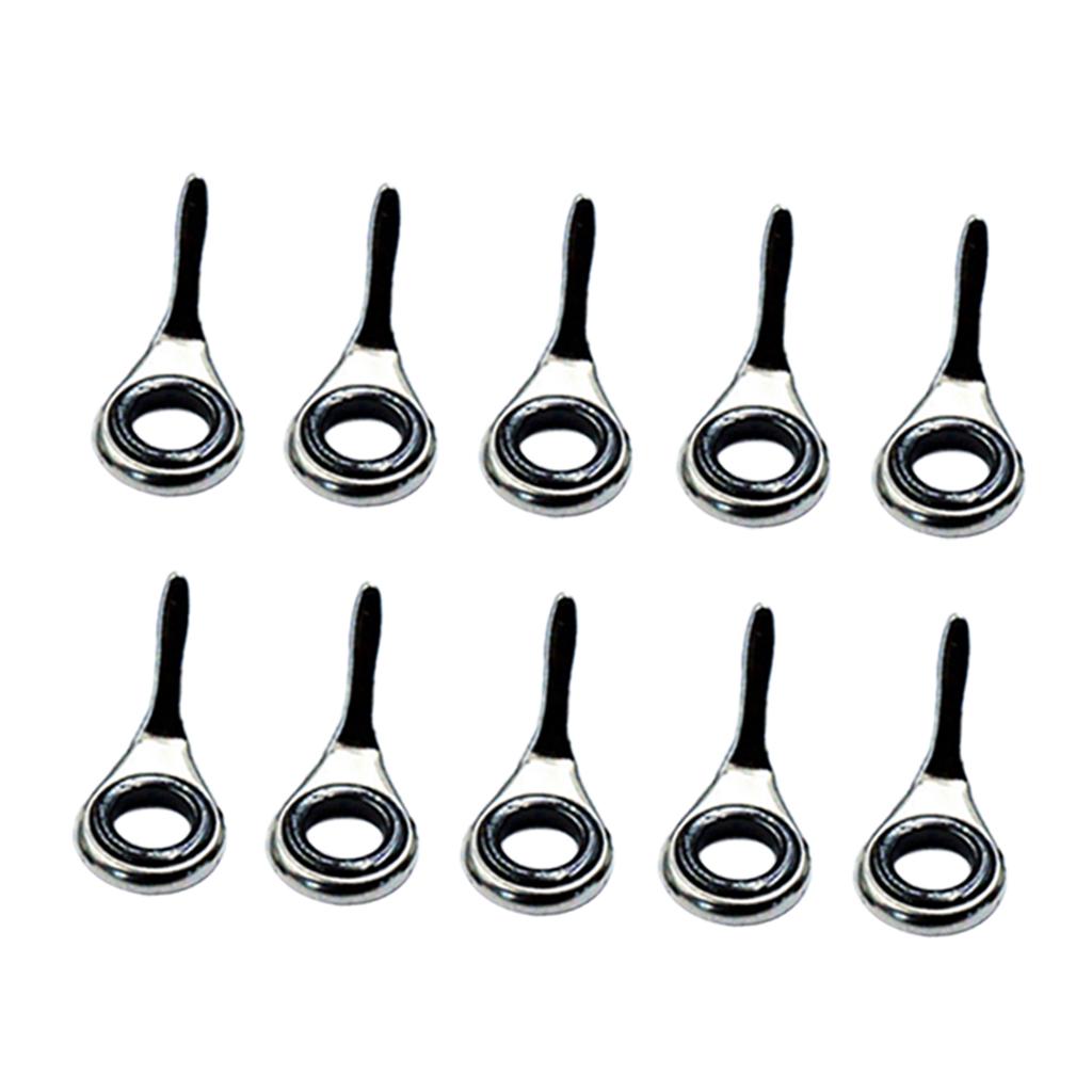 Fishing Rod Tip Replacement - Juego de 10 guías telescópicas para