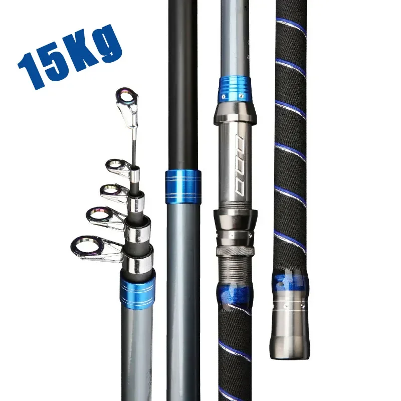 Caña de Pescar Telescópica de  - Fishing Rod Surf reseña y precio