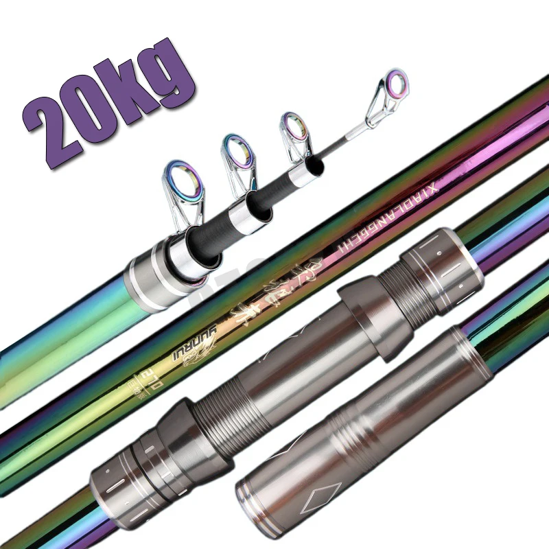 Caña de Pescar Telescópica de  - Fishing Rod Surf reseña y precio