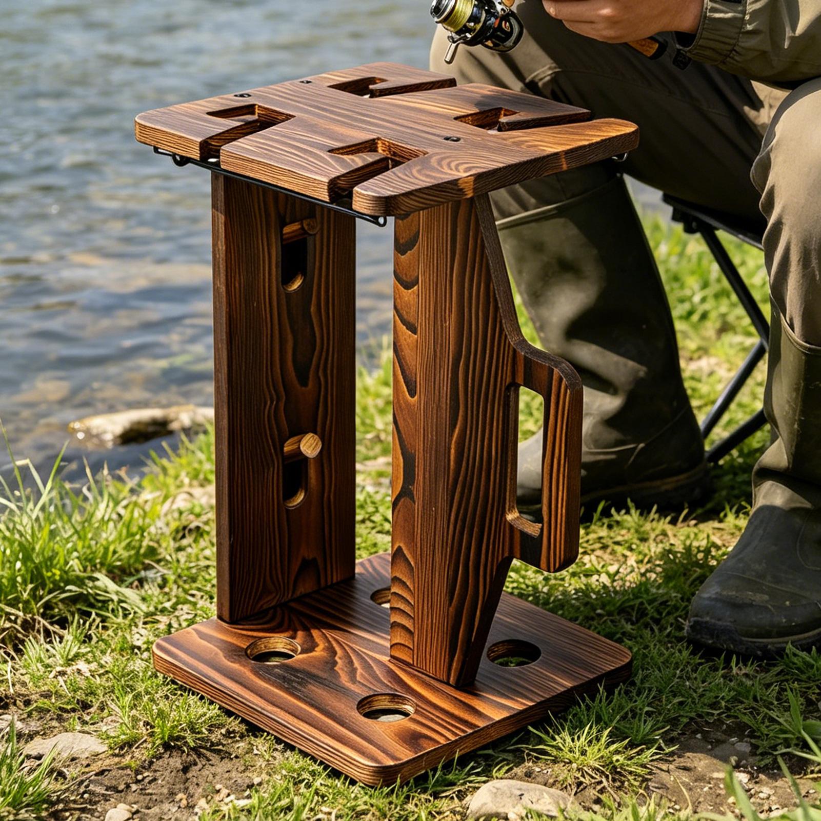 Soporte para cañas de pescar,  - Fishing Rod Rack reseña y precio