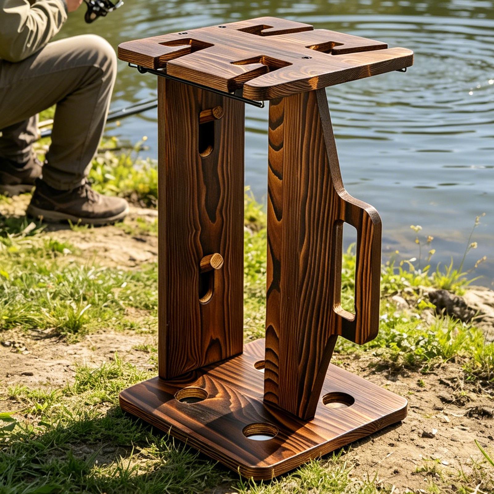 Soporte para cañas de pescar,  - Fishing Rod Rack reseña y precio