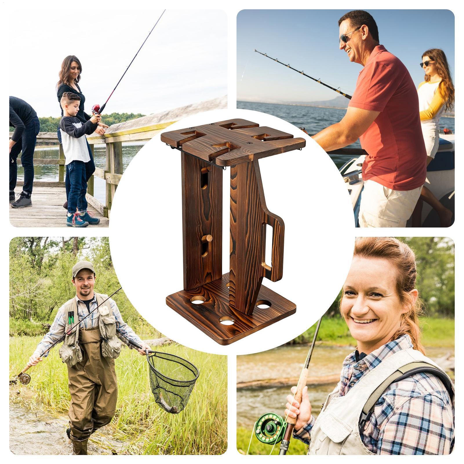 Soporte para cañas de pescar,  - Fishing Rod Rack reseña y precio