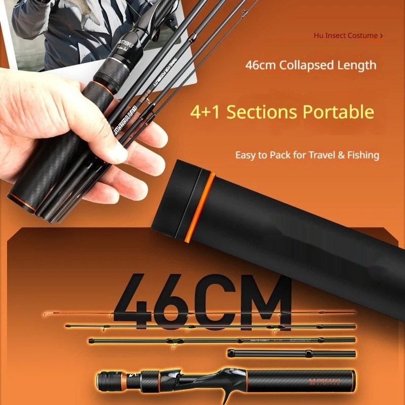 Caña de Pescar HASIDA Butterfl - Fishing Rod Travel reseña y precio