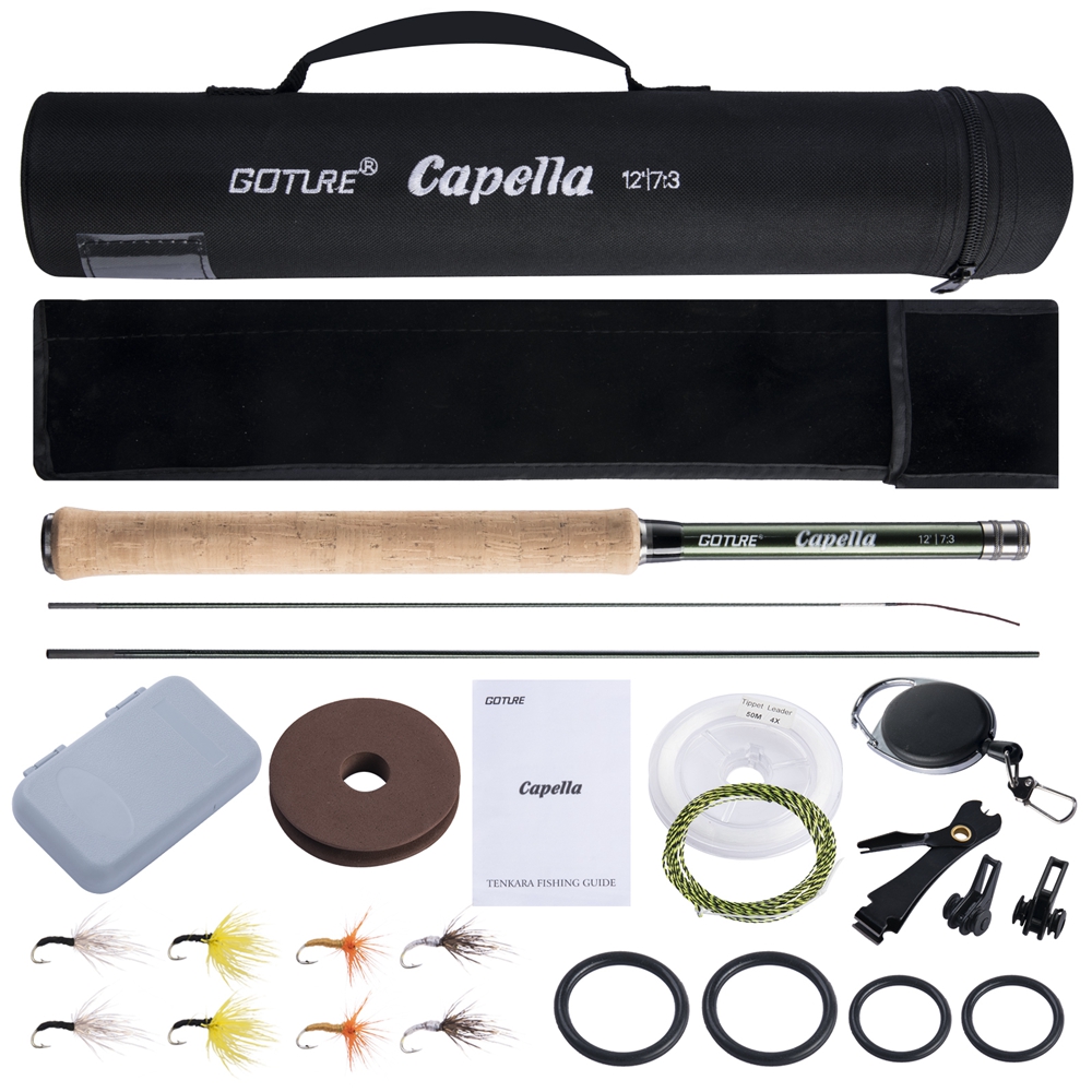 Goture Tenkara-caña de pescar  - Fishing Rod Carbon Fiber reseña y precio