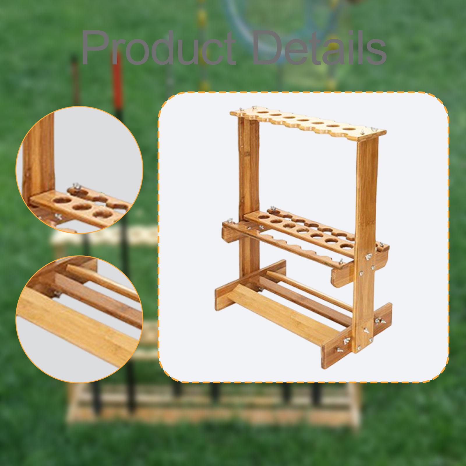 Estante de Almacenamiento para - Fishing Rod Rack reseña y precio